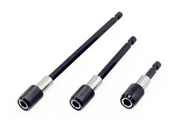 1/4 de polegada cabeça extensão Rod Batch Ferramenta de fenda magnética transferência rápida alavanca auto-bloqueio extensão Rod 150mm ferramentas manuais