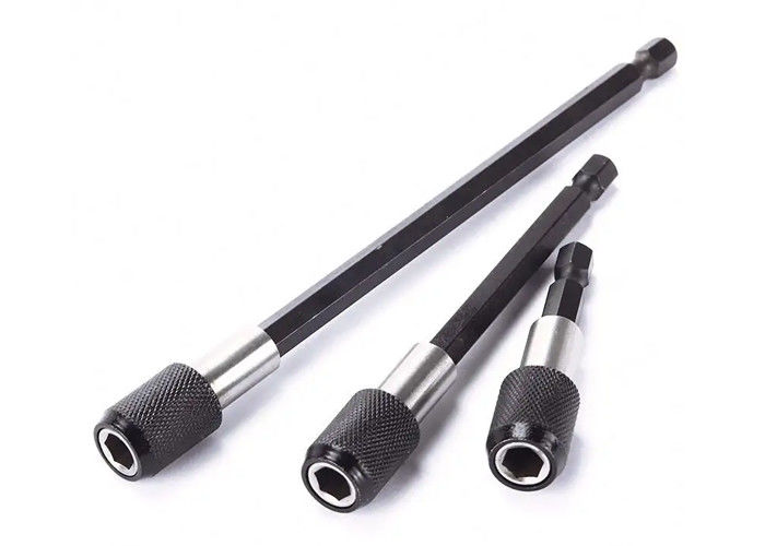 1/4 de polegada cabeça extensão Rod Batch Ferramenta de fenda magnética transferência rápida alavanca auto-bloqueio extensão Rod 150mm ferramentas manuais