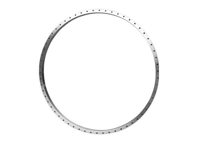 O processo de produção de flange de recipiente de pressão de grande diâmetro é dividido em rolamento e forja