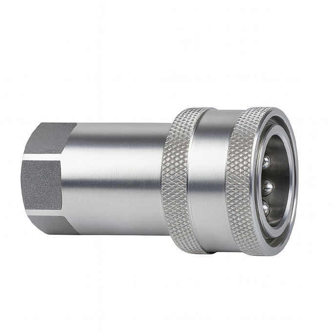 Cb-spm-10f-a-iso-7241-a acoplamento rápido de aço inoxidável com ligação de tomada e tomada de Parker 6600