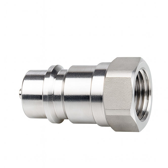 Cb-spm-10f-a-iso-7241-a acoplamento rápido de aço inoxidável com ligação de tomada e tomada de Parker 6600